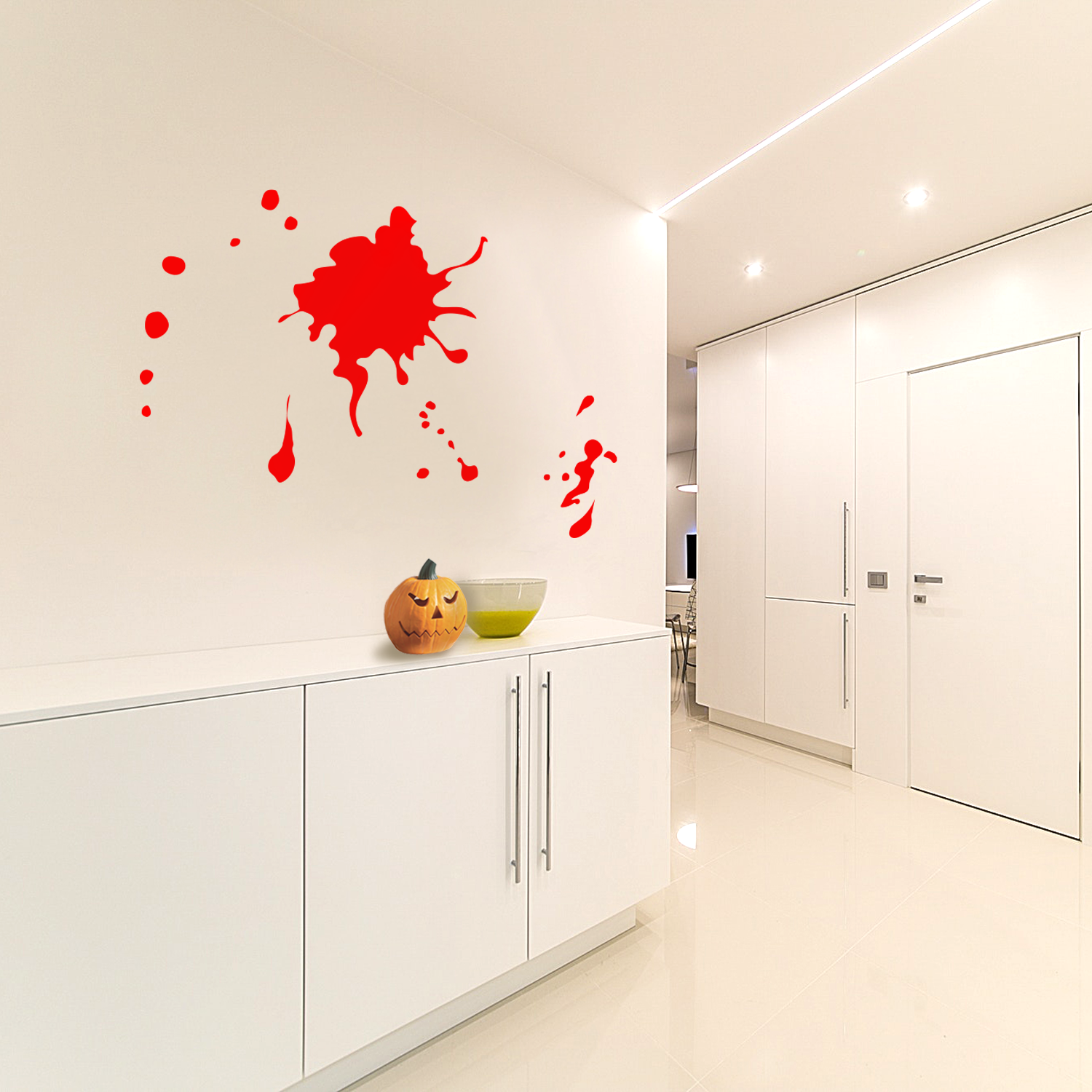 Vinyl Wall Art Decal - Blood Splatter - From 1* To 23* Each - Halloween