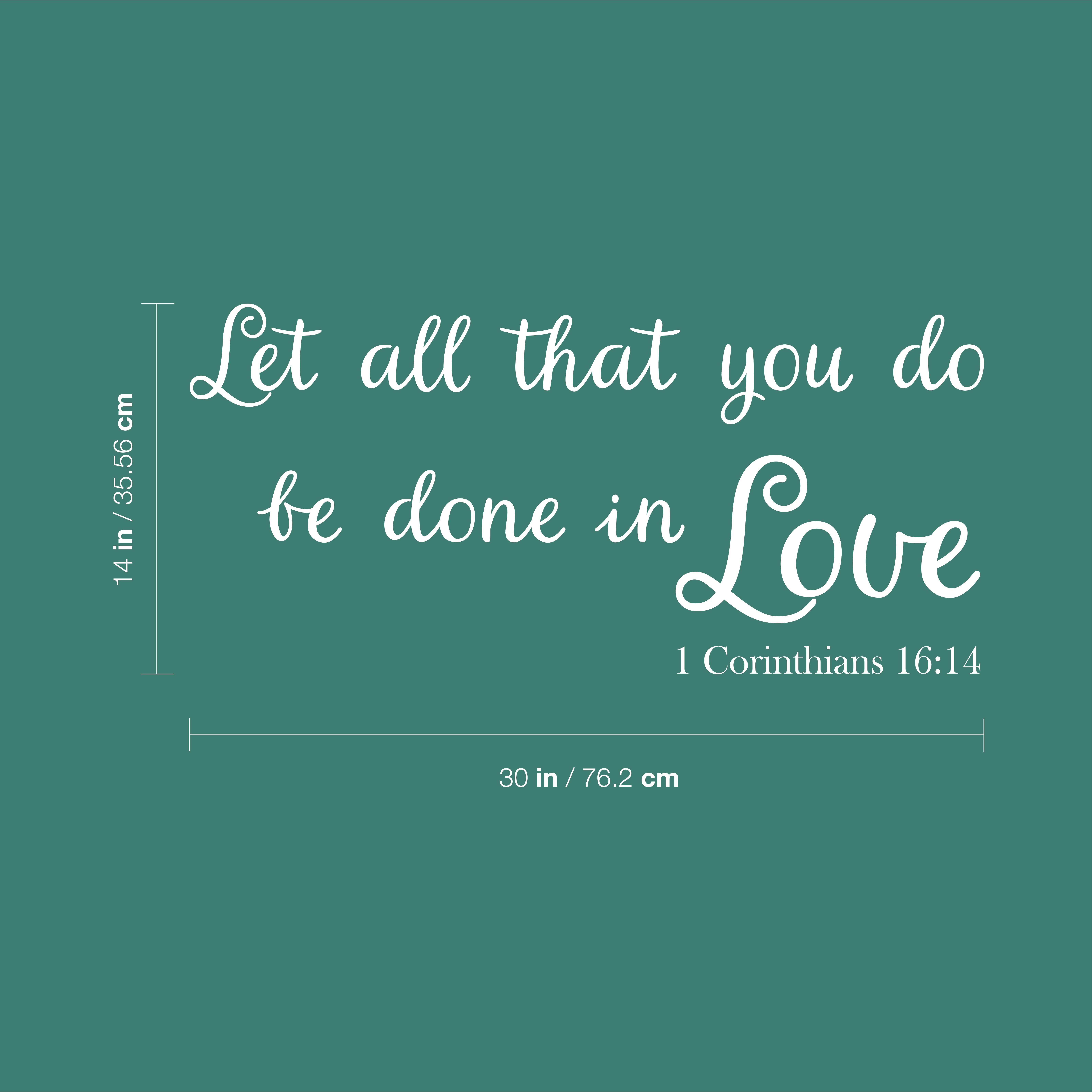 let all that you do be done in love desktop background