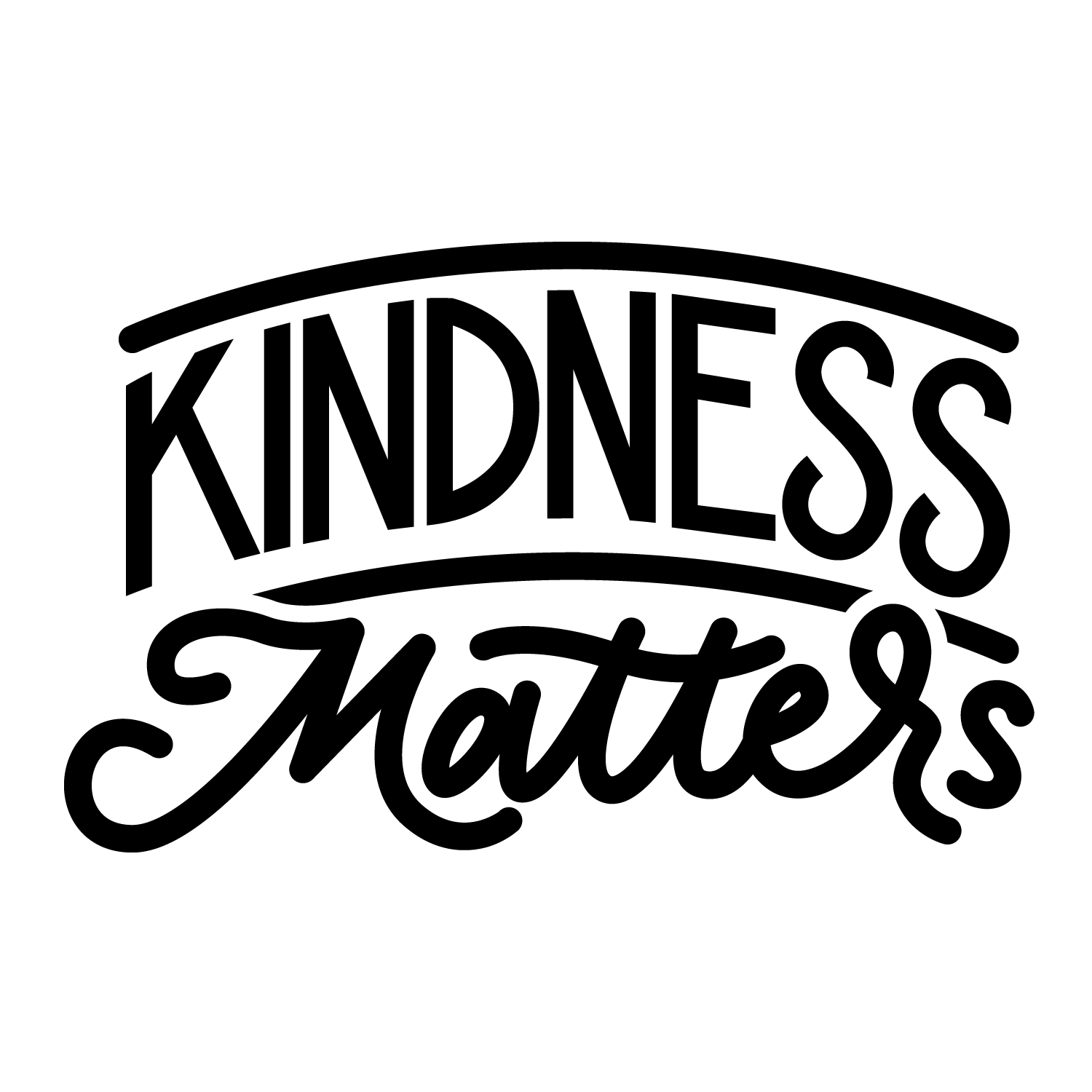 Vinyl Wall Art Decal - Kindness Matters - 17* x 27* - Inspirational ...