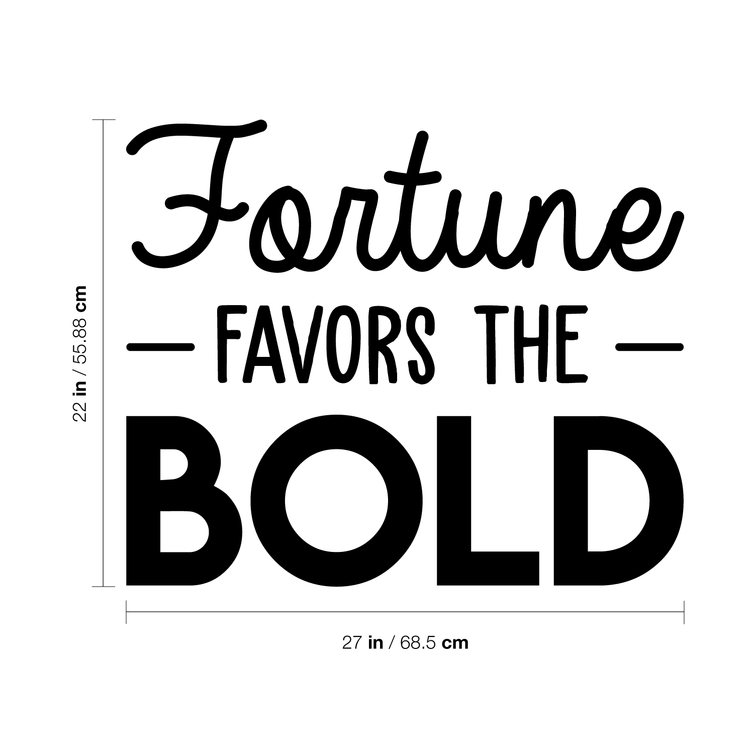 is the saying fortune favors the brave or the bold