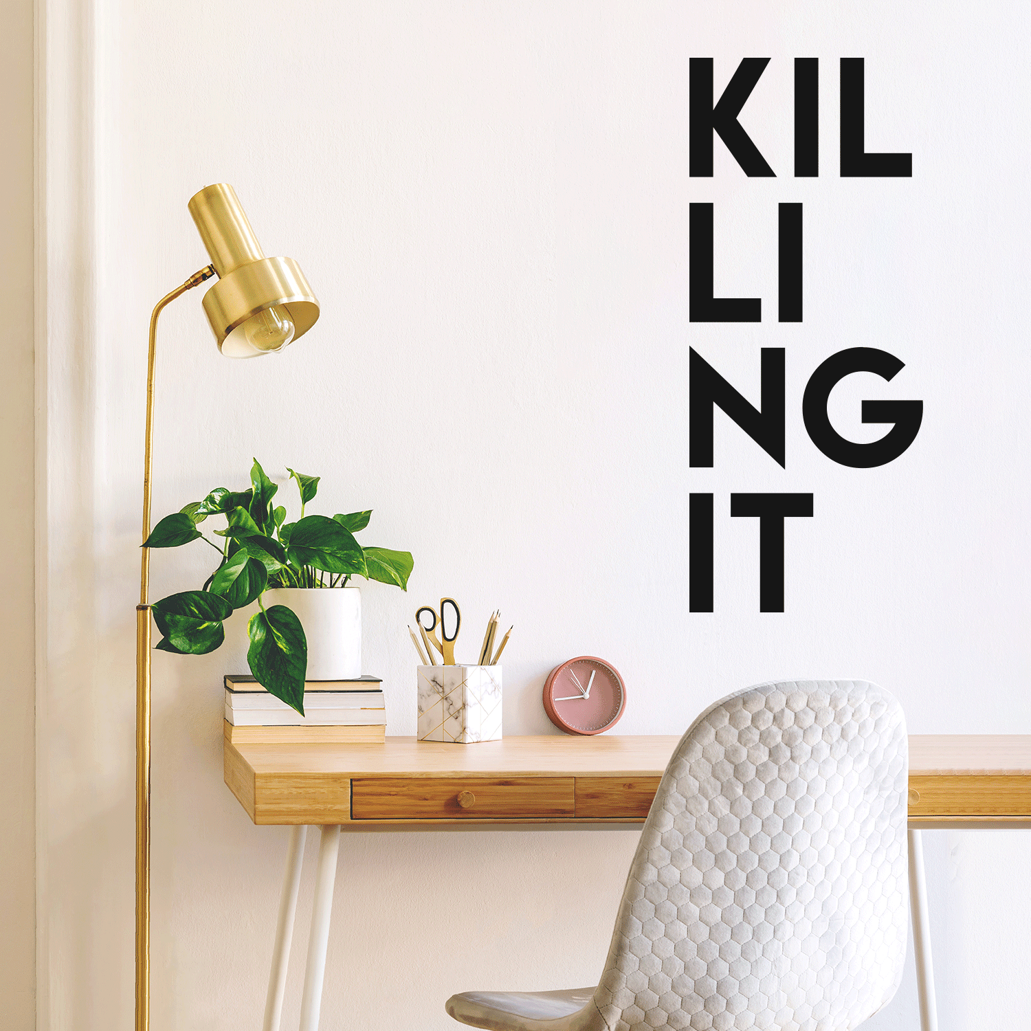 Vinyl Wall Art Decal - Killing It - 30