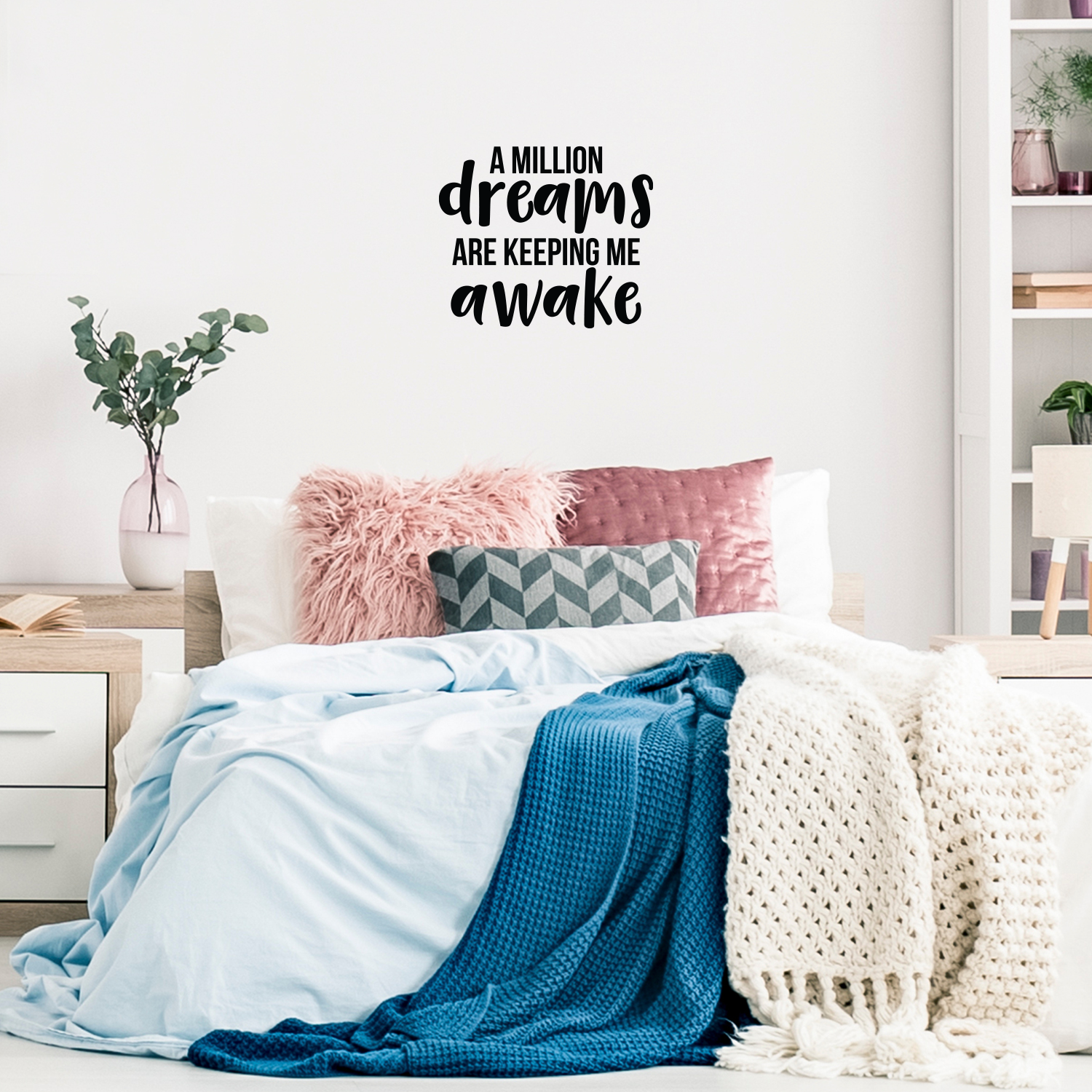 Vinyl Wall Art Decal - A Million Dreams Are Keeping Me ...