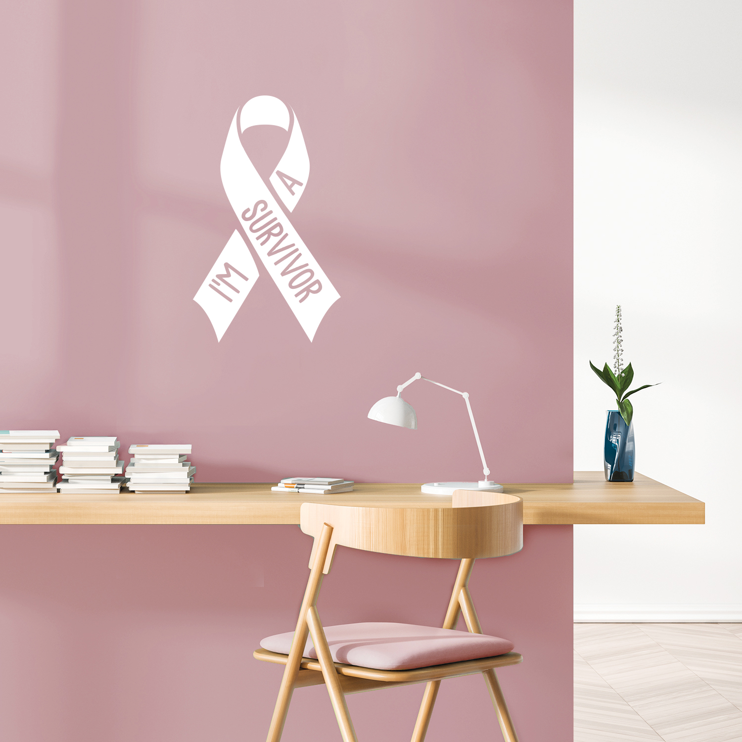 I'm A Survivor - Weiß 28" x 17" Wandbild Aufkleber Vinyl Aufkleber - Bild 1 von 5
