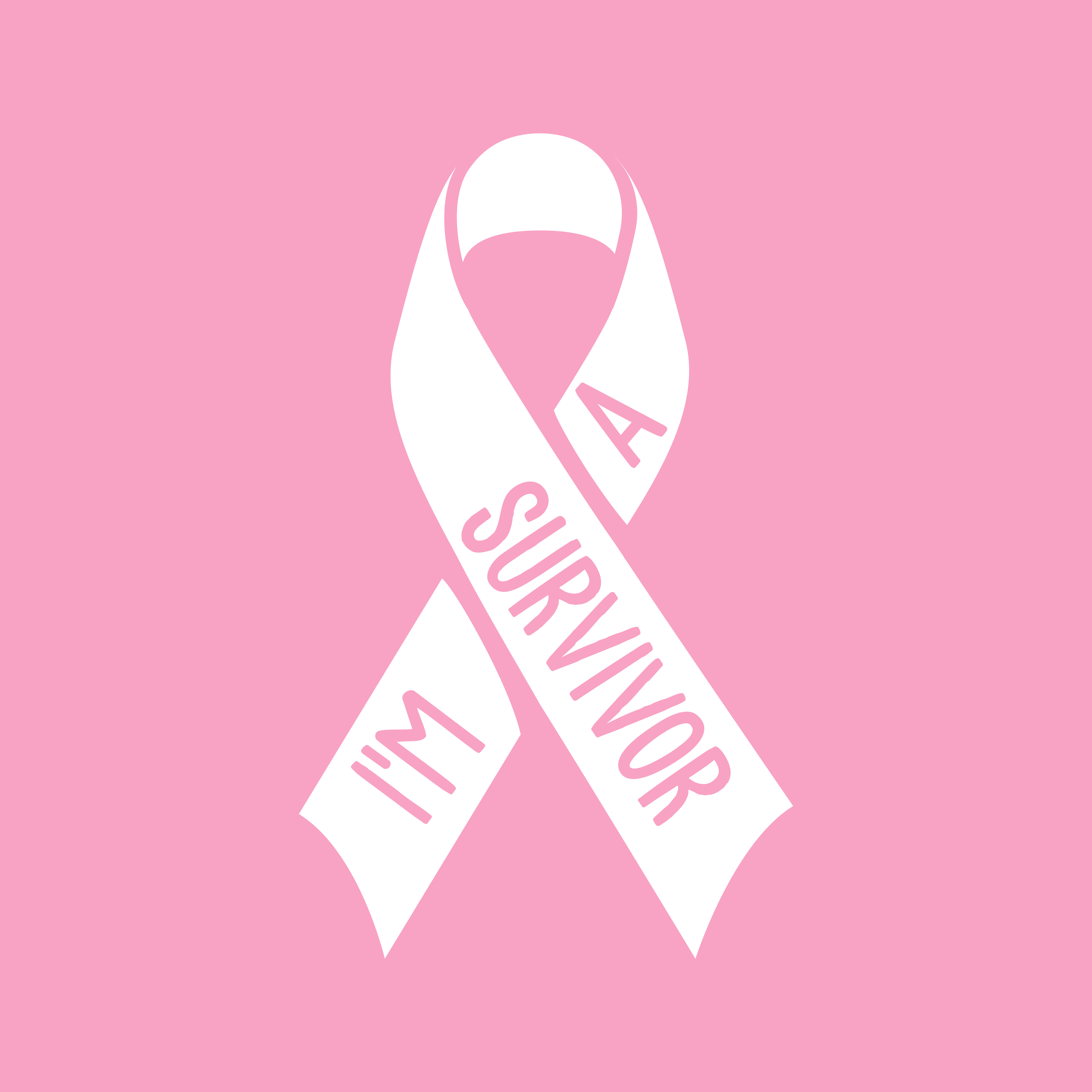 I'm A Survivor - Weiß 28" x 17" Wandbild Aufkleber Vinyl Aufkleber - Bild 2 von 5