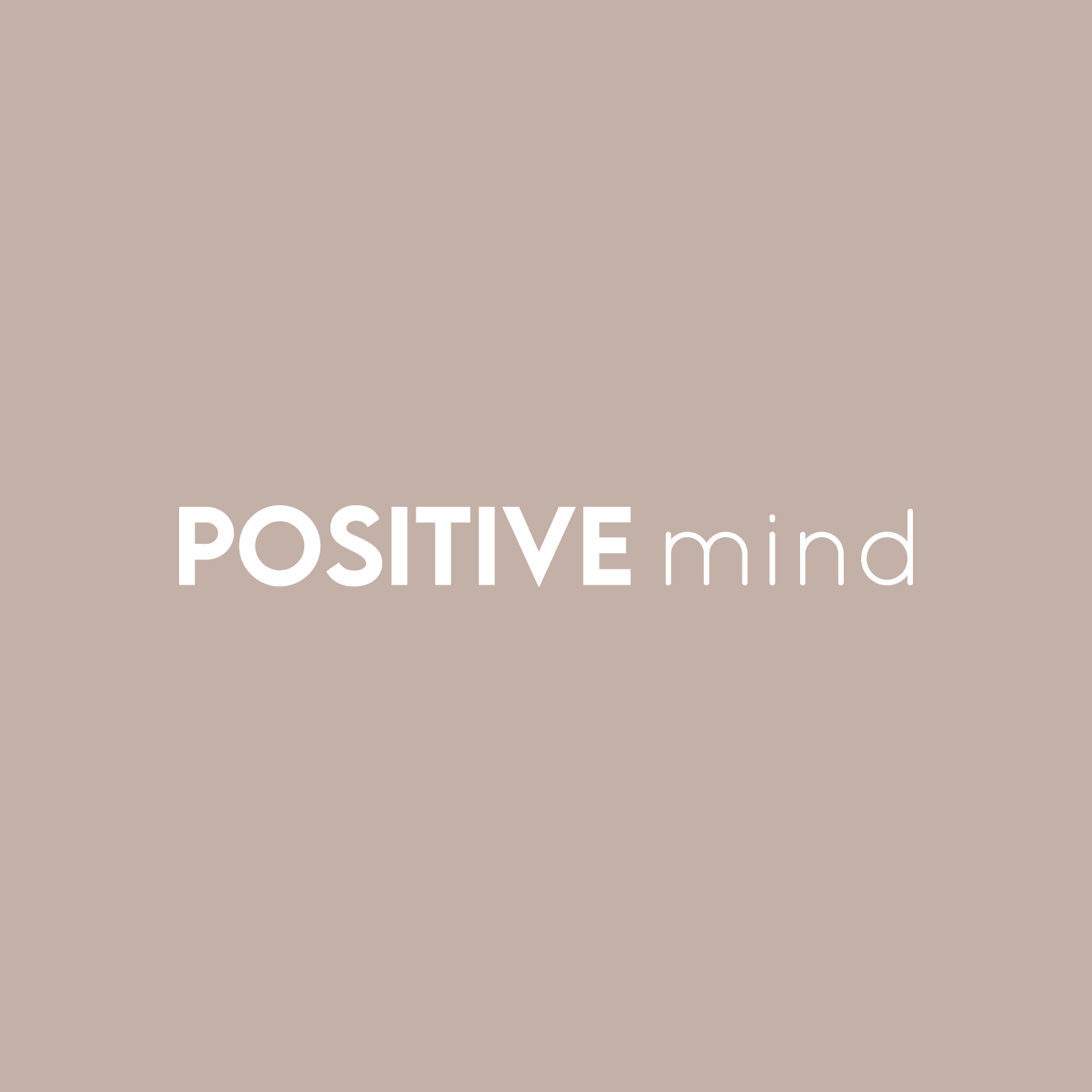 Positive Mind - biały 2" x 18" Wall Art Naklejka Naklejka winylowa - Zdjęcie 2 z 4