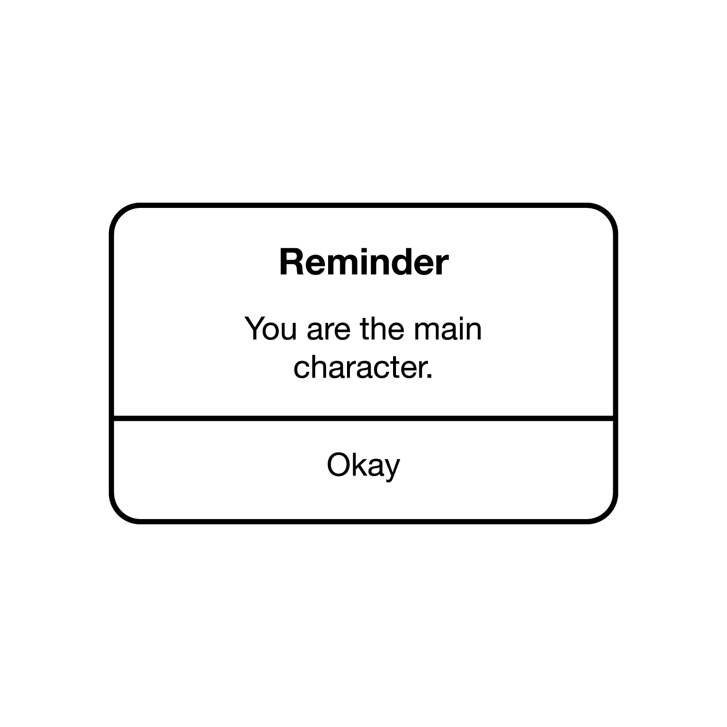 Vinyl Wall Art Decal You Are The Main Character Okay 16 X 25 Vinyl wall art decal you are the main character okay 16 x 25