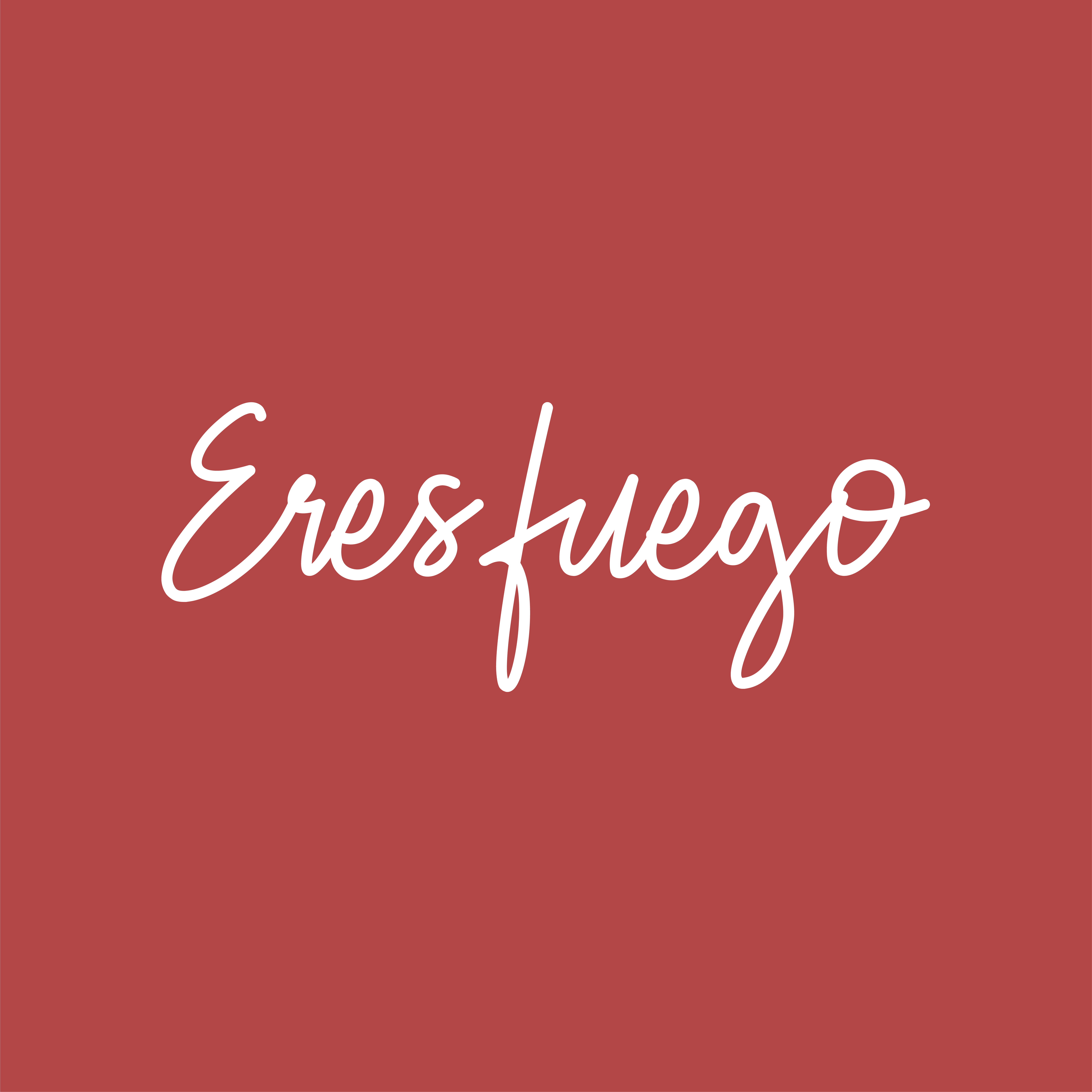 Eres Fuego / You are Fire - biały 7" x 18,5" Naklejka ścienna Naklejka winylowa - Zdjęcie 2 z 4