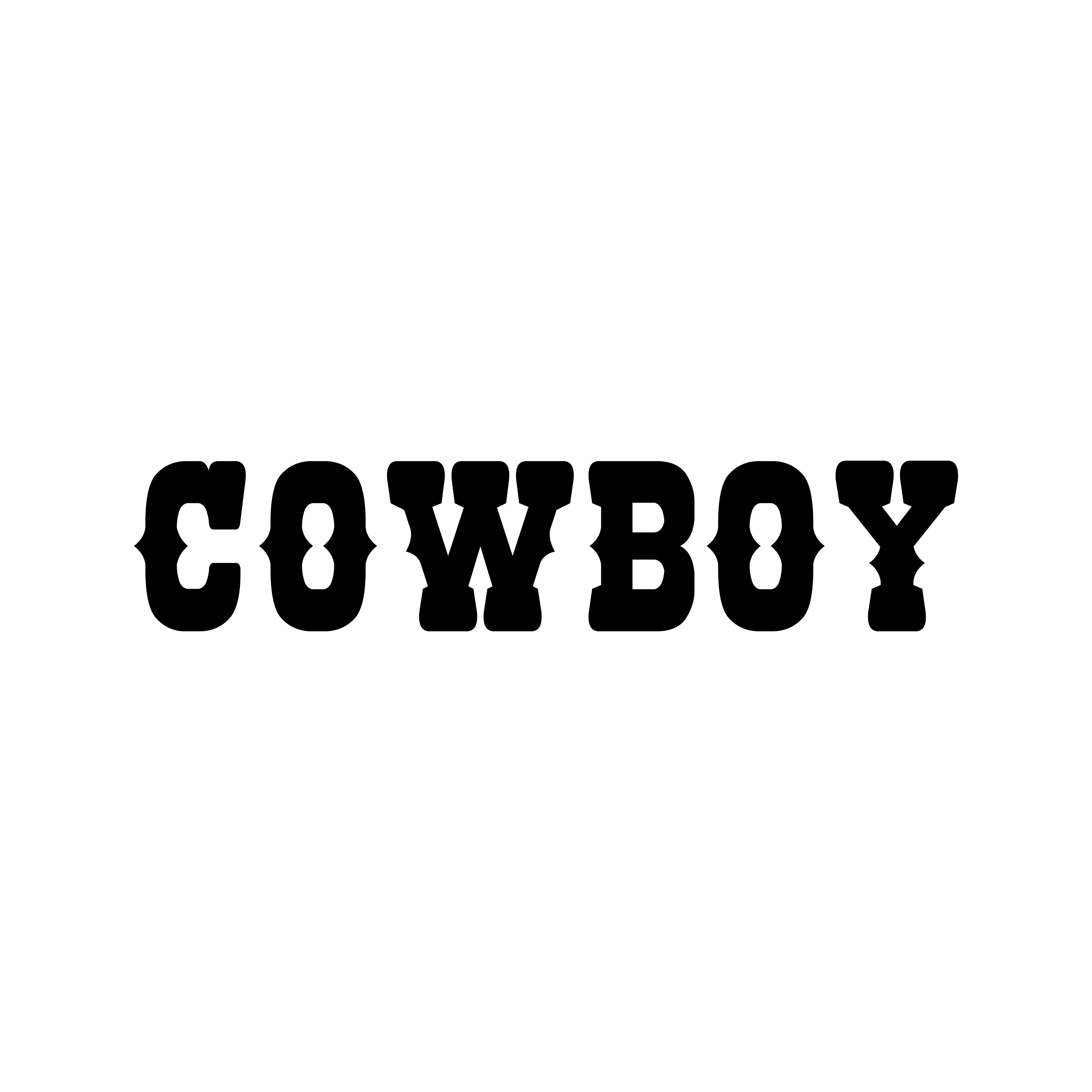 Vinyl Wall Art Decal - Cowboy - 5" x 25" - Trendy Fun Lovely Positive Quote Stic