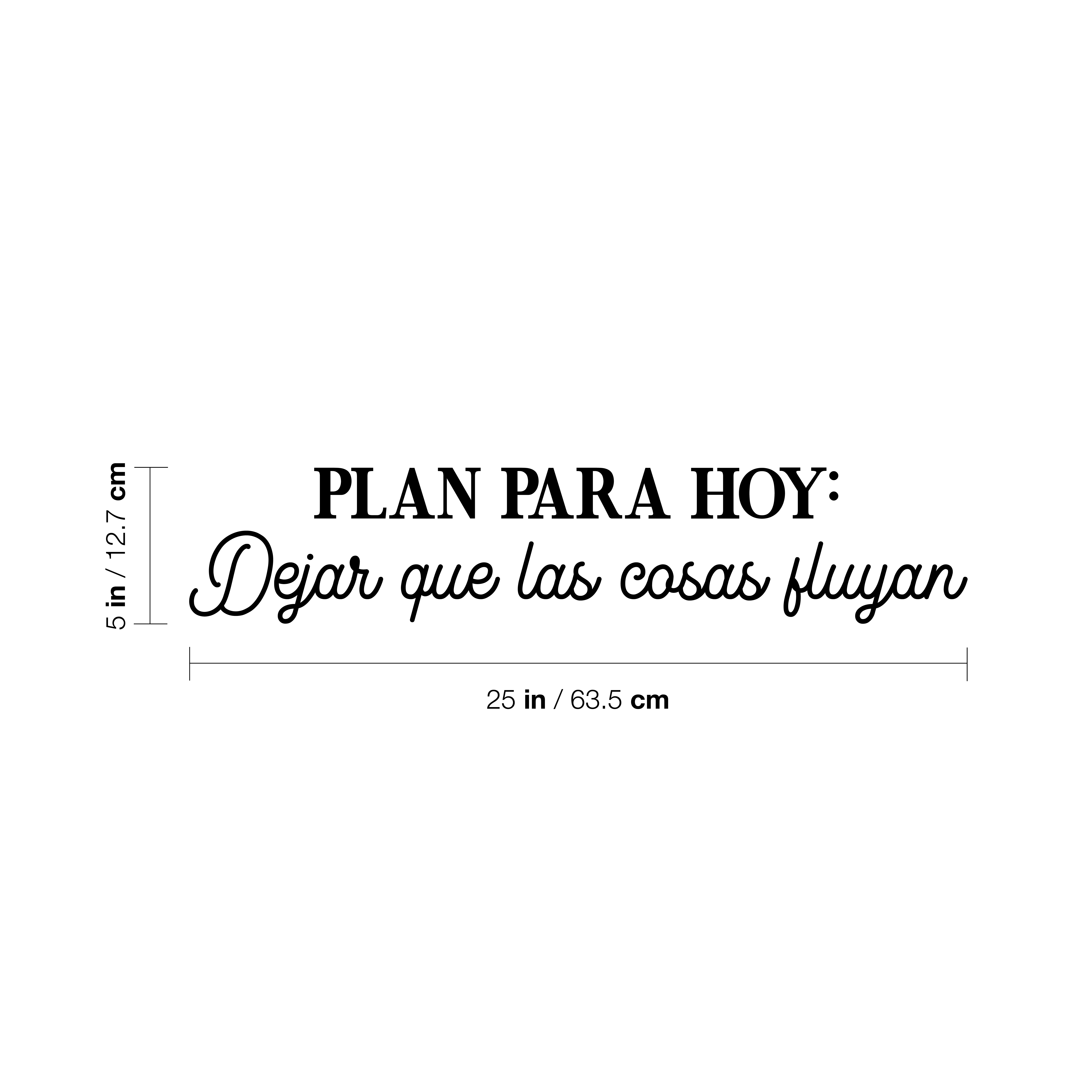 Plan para Hoy: Dejar Que Las Cosas Fluyan / Plan for Today: Let Things Flow - Bl - Picture 4 of 4