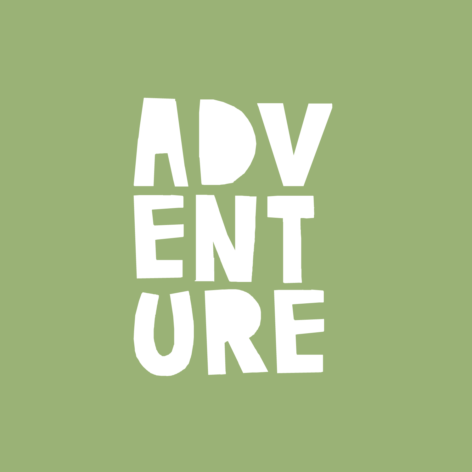 Adventure - White 23" x 16.5" Wall Art Decal Vinyl Sticker - Bild 4 von 4