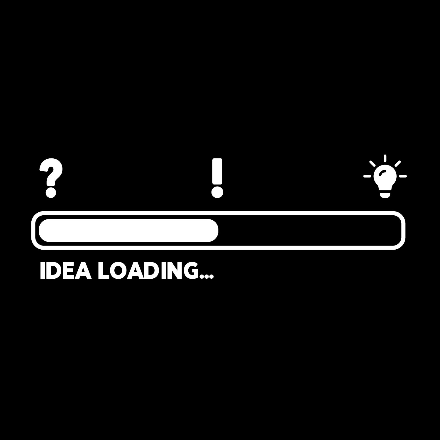 Idea Loading - White 8