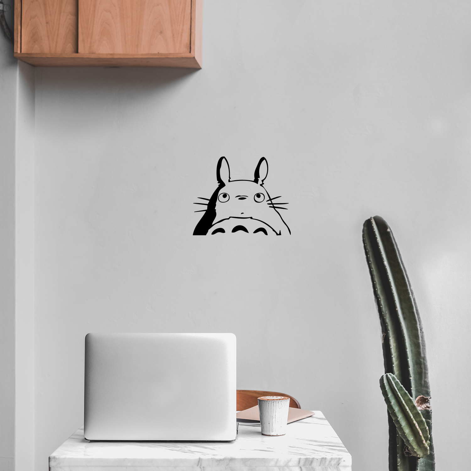 Vinyl Wall Art Decal - Totoro - 4.6